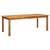 vidaXL Mesa de jardim 200x90x74 cm madeira de ac&aacute;cia maci&ccedil;a
