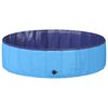 vidaXL Piscina Dobr&aacute;vel para C&atilde;es Azul 120 x 120 x 30 cm PVC