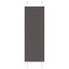 vidaXL Preto Plissada Cega 45x100 cm Largura Tecido 44,4 cm Poli&eacute;ster