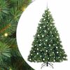 vidaXL &Aacute;rvore de Natal Artificial com 300 LEDs Verde 210 cm PE e PVC