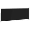 vidaXL Toldo lateral retr&aacute;til para p&aacute;tio 180x500 cm preto