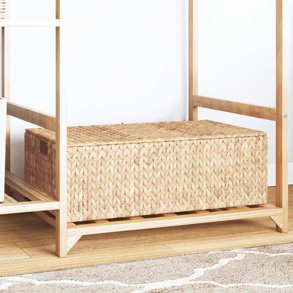 vidaXL Caixa de Armazenamento Castanho 60 x 38 x 20 cm Jacinto de &aacute;gua