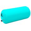 vidaXL Rolo de gin&aacute;stica/yoga insufl&aacute;vel com bomba 120x90 cm PVC verde