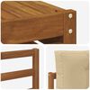 vidaXL Conjunto de Sof&aacute;s para Exterior 7 pcs Natural e Bege