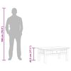 vidaXL Mesa de centro 100x60x45 cm pinho maci&ccedil;o Panama branco