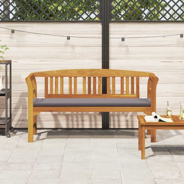 vidaXL banco Acabamento com &Oacute;leo Natural 157 x 46 x 82,5 cm