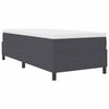 vidaXL Estrado de cama plataforma Cinza Escuro 80 x 200 cm tecido