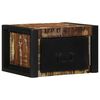 vidaXL Mesa de cabeceira multicor 40x35x25cm madeira maci&ccedil;a recuperada