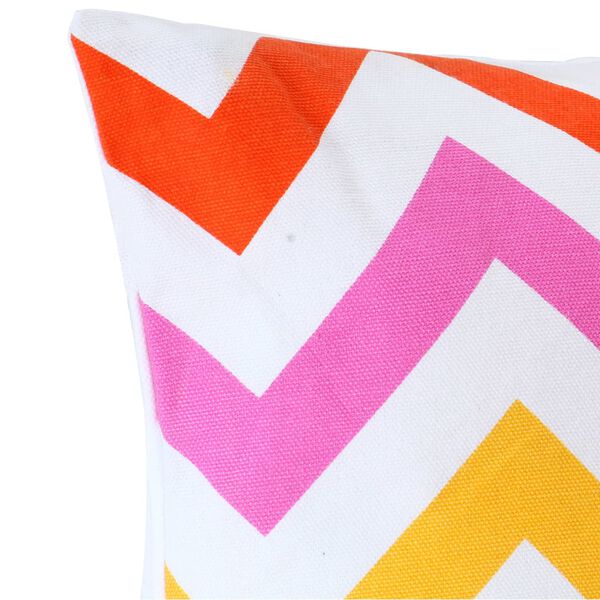 vidaXL Almofadões 2 pcs 40x40 cm algodão estampado multicor