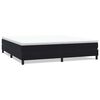 vidaXL Cama com molas sem colch&atilde;o 200x210 cm veludo preto