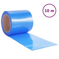 vidaXL Cortina de porta 200 mm x 1,6 mm 10 m PVC azul