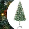 vidaXL &Aacute;rvore de Natal Artificial com 300 LEDs Verde 180 cm PVC e A&ccedil;o