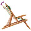 vidaXL Cadeiras de praia dobr&aacute;veis 2 pcs tecido verde