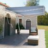 vidaXL Toldo autom&aacute;tico independente 600x350 cm azul e branco
