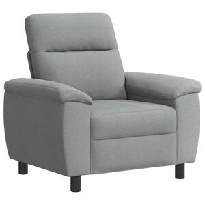 vidaXL Sof&aacute; Cinzento-claro 95 x 90 x 95 cm Tecido
