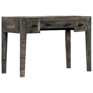 vidaXL Secret&aacute;ria 110x50x75 cm madeira de mangueira maci&ccedil;a preto