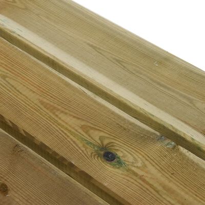 vidaXL Banco de jardim 160 cm madeira de pinho maciça impregnada