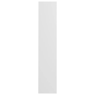 vidaXL Sapateiras de parede 2 pcs 60x18x90 cm contraplacado branco