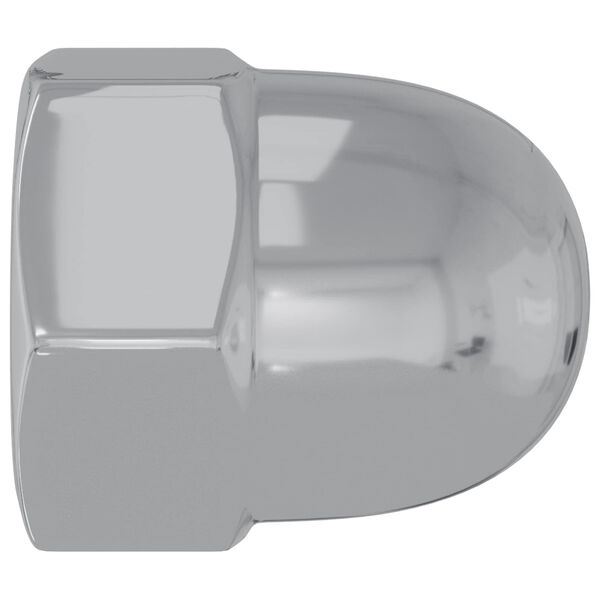 vidaXL Porca 2 pcs Prateado M6 x 10 mm Ferro