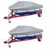 vidaXL Cobertura para barcos 2 pcs 427-488 x 229 cm (CxL) cinzento
