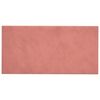 vidaXL Cabeceira de Parede 12 pcs Rosa Veludo