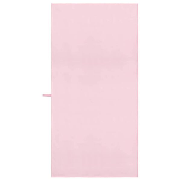 vidaXL Toalhas Esportivas 2 pcs Rosa 140 x 70 cm Poli&eacute;ster e poliamida