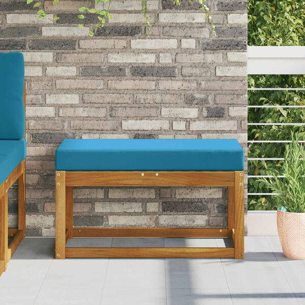 vidaXL Almofada de Assento Externa Azul Royal 80 x 40 x 8 cm