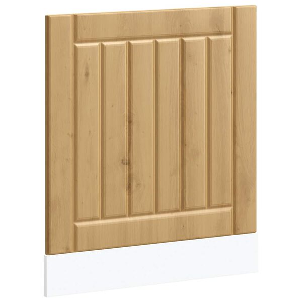 vidaXL Painel m&aacute;quina lavar lou&ccedil;a deriv. de madeira carvalho artisiano