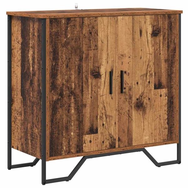 vidaXL Buffet Madeira antiga 78 x 35 x 74.5 cm