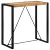 VidaXL Mesa de bar 110x55x110 cm madeira de mangueira &aacute;spera maci&ccedil;a