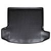 vidaXL Tapete de Porta-Malas Preto Borracha