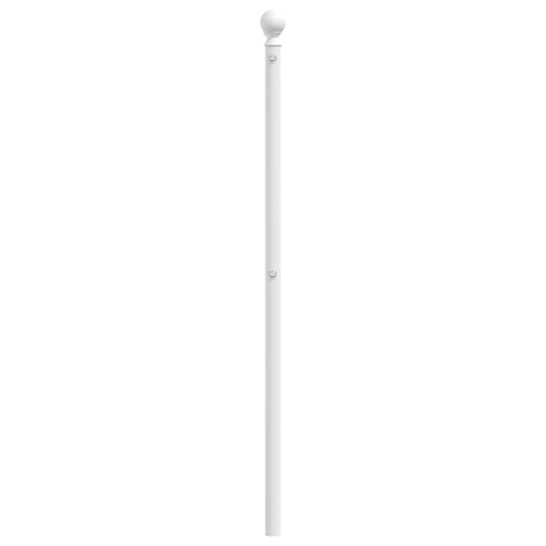 vidaXL Cabeceira de substitui&ccedil;&atilde;o 160 cm metal branco