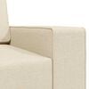 vidaXL Sof&aacute;-Cama 200cm Creme tecido