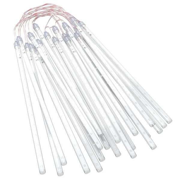 vidaXL Luzes meteoro 20 pcs 30 cm 480 luzes LED int./ext. azul