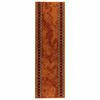 vidaXL Tapete Runner FLORNES Tecido Laranja 67 cm x 150 cm PP 7 mm