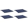 vidaXL Almofad&otilde;es p/ sof&aacute; de paletes 4 pcs tecido oxford azul-marinho