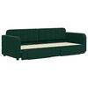 vidaXL Sof&aacute;-cama c/ gavet&atilde;o e gavetas 80x200cm veludo verde-escuro