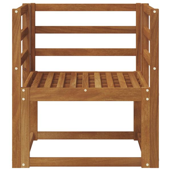 vidaXL Sof&aacute; exterior Madeira S&oacute;lida de Ac&aacute;cia Natural