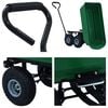 vidaXL Carrinho de mão basculante para jardim 300 kg 75 L verde