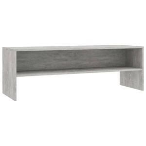 vidaXL M&oacute;vel de TV 120x40x40 cm derivados de madeira cinzento cimento