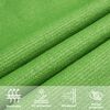 vidaXL Para-sol estilo vela 160 g/m&sup2; 3,5x3,5x4,9 m PEAD verde-claro