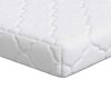 vidaXL Colch&atilde;o Branco 80 x 160 cm Tecido Jacquard