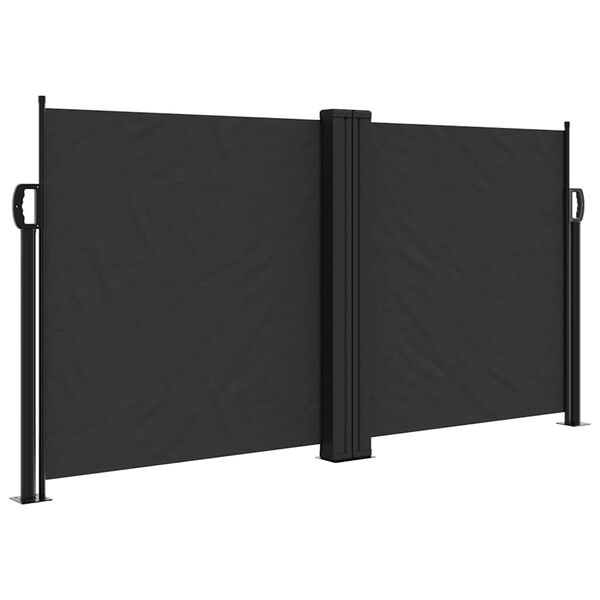 vidaXL Toldo lateral retr&aacute;til 120x1000 cm preto