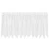 vidaXL Cortina de Renda com cortinas Branco 100 x 300 cm Poli&eacute;ster