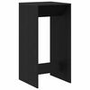 vidaXL Mesa de bar Carvalho Preto 51 x 50 x 103,5 cm