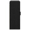vidaXL Estante de Parede 2 pcs Carvalho Preto 69,5 x 34 x 90 cm