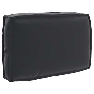 vidaXL Almofada Preto 60 x 40 x 12 cm Tecido Oxford