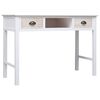 vidaXL Mesa consola 110x45x76 cm madeira