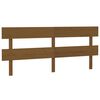 vidaXL Cabeceira de cama 184x3x81 cm pinho maci&ccedil;o castanho mel