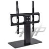vidaXL Suporte de TV com base de ferro preto 23"-55